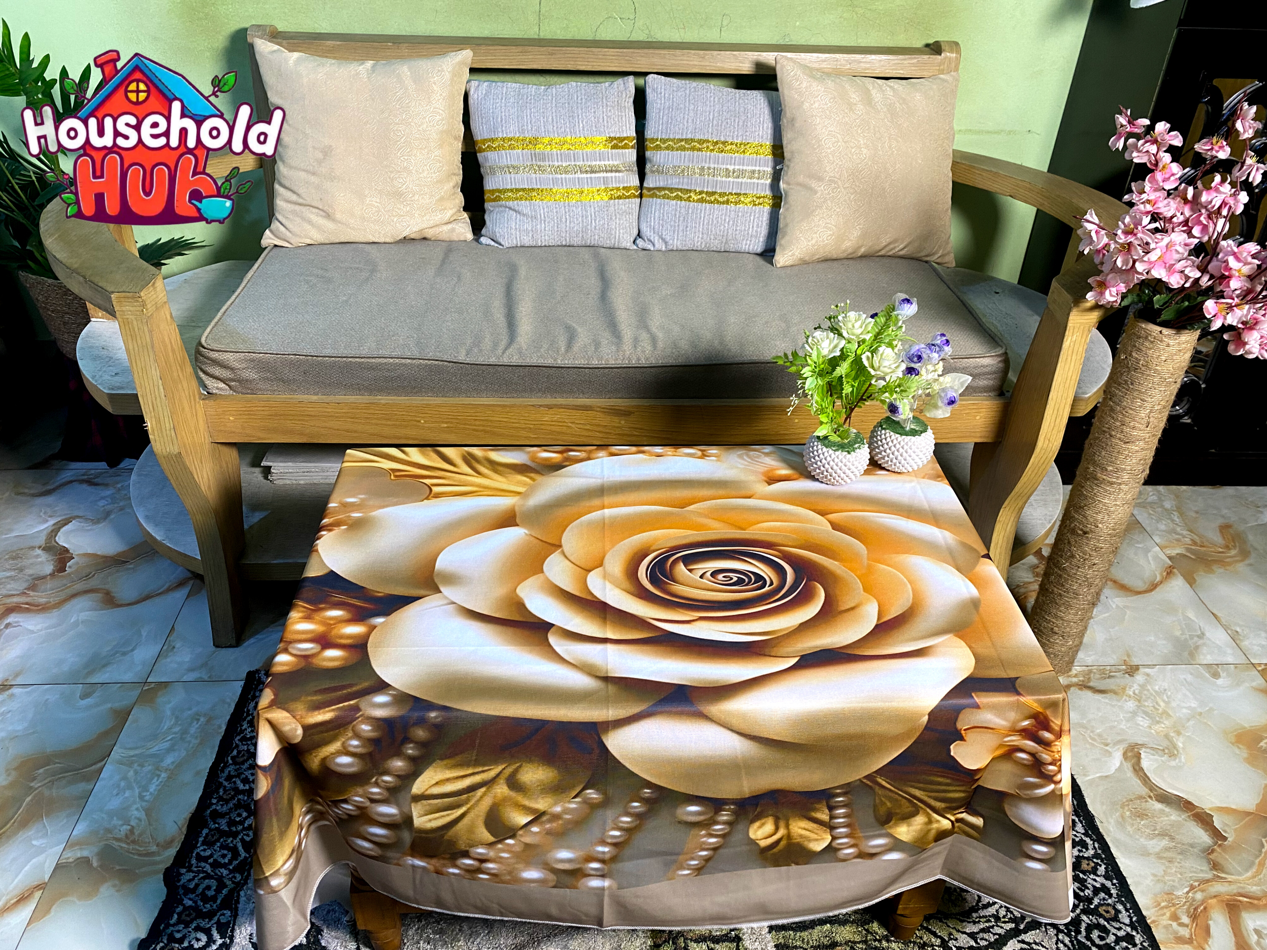 3D T Table Cover