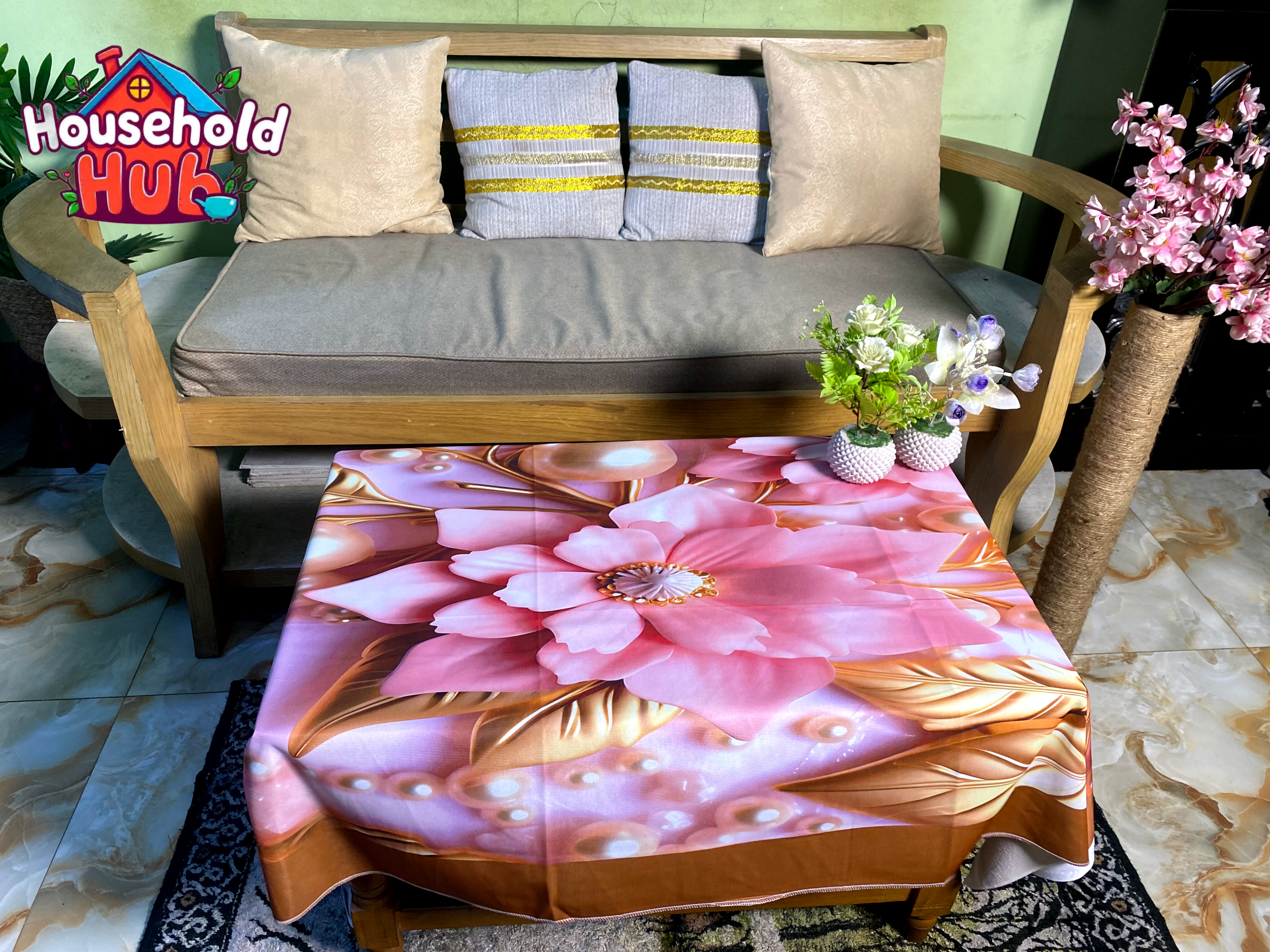 3D T Table Cover