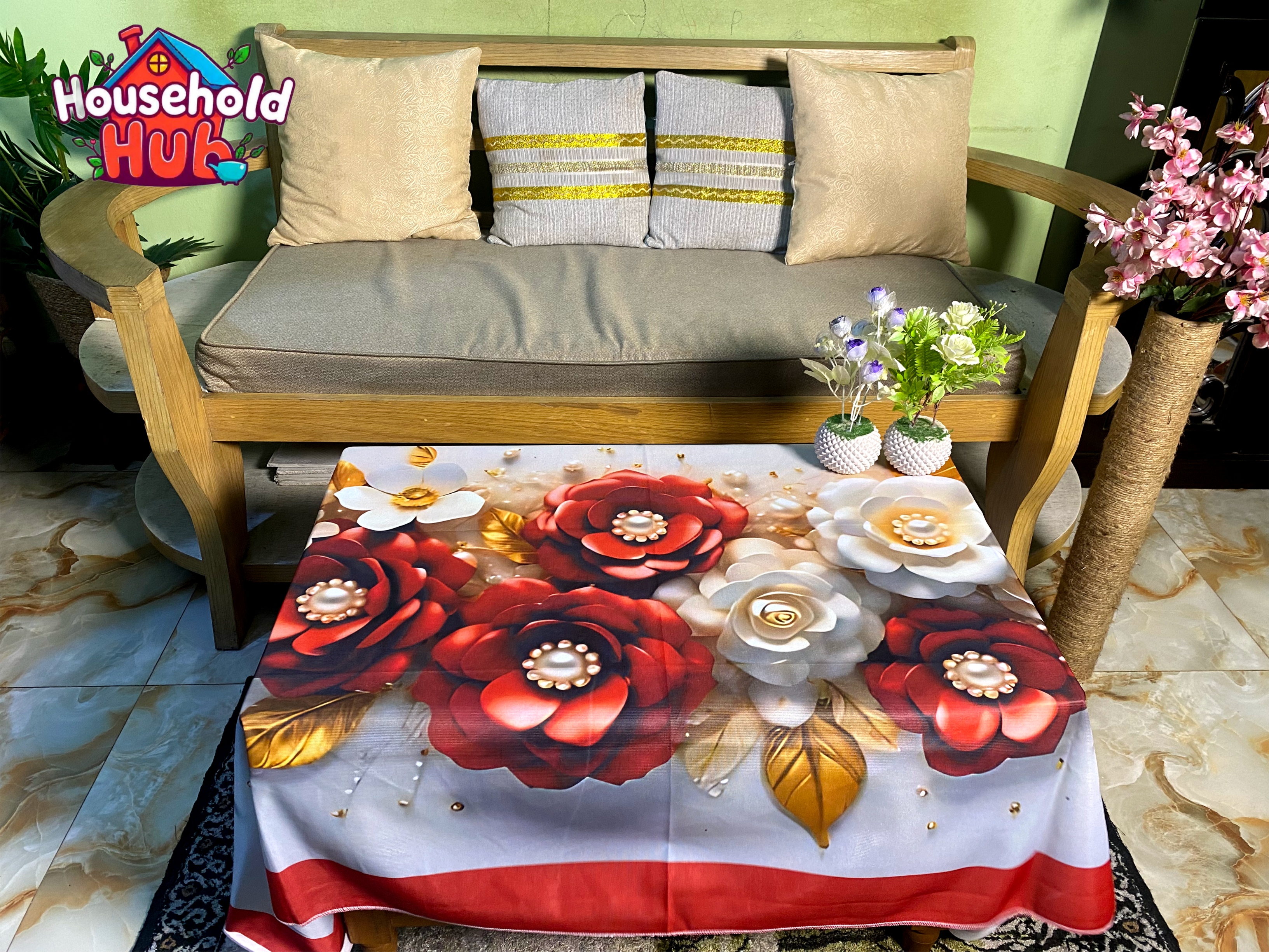 3D T Table Cover