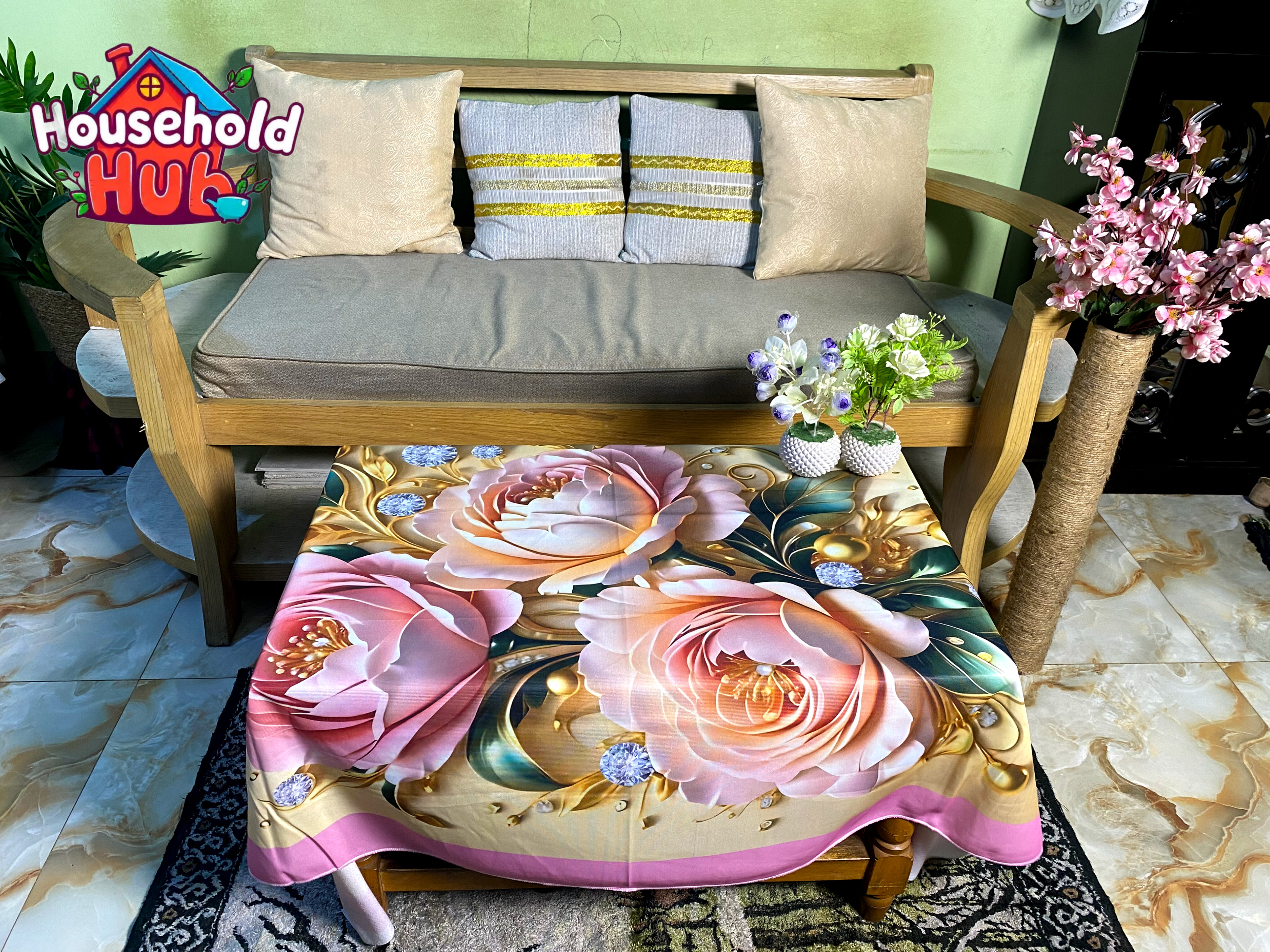 3D T Table Cover