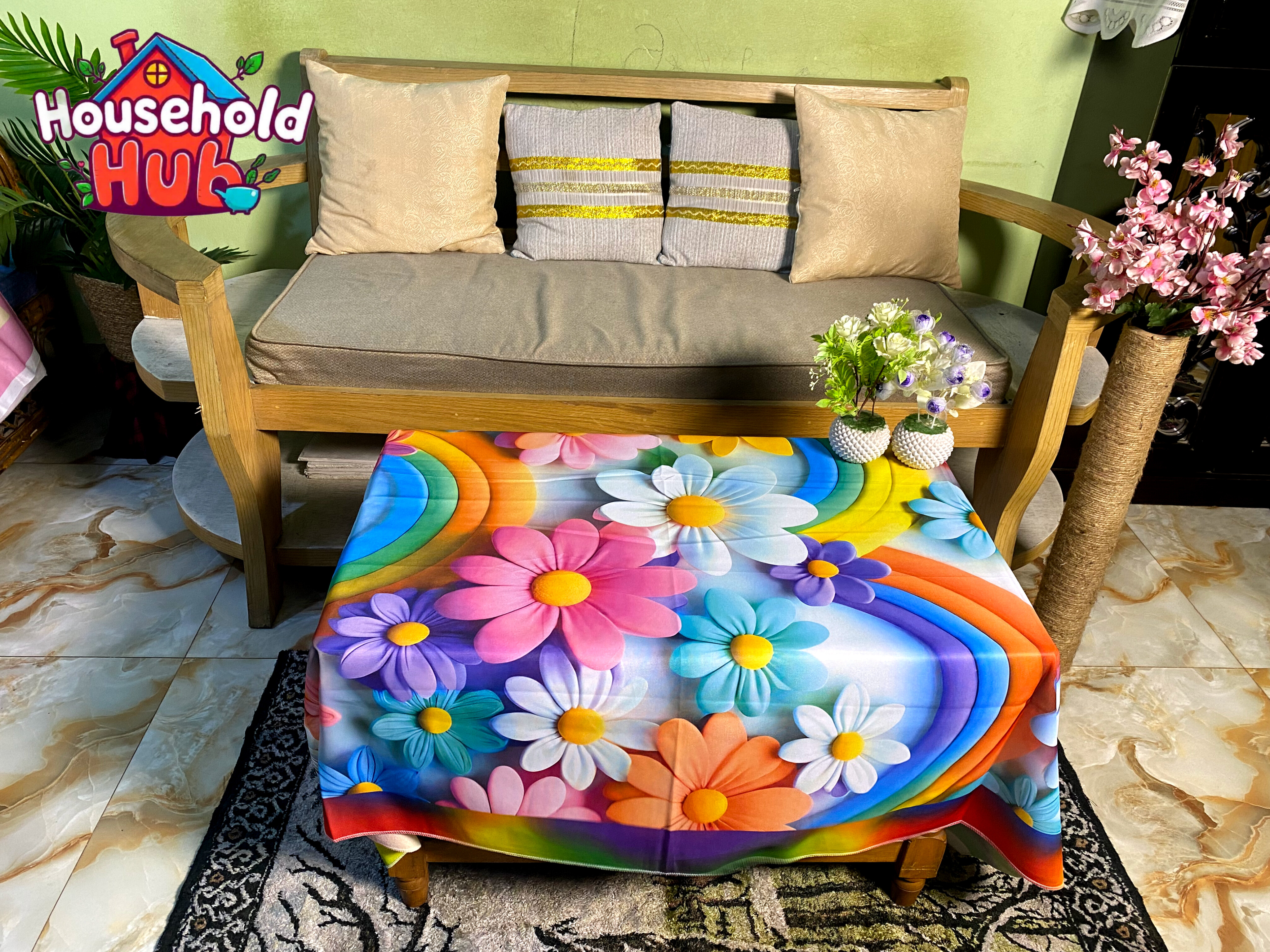 3D T Table Cover
