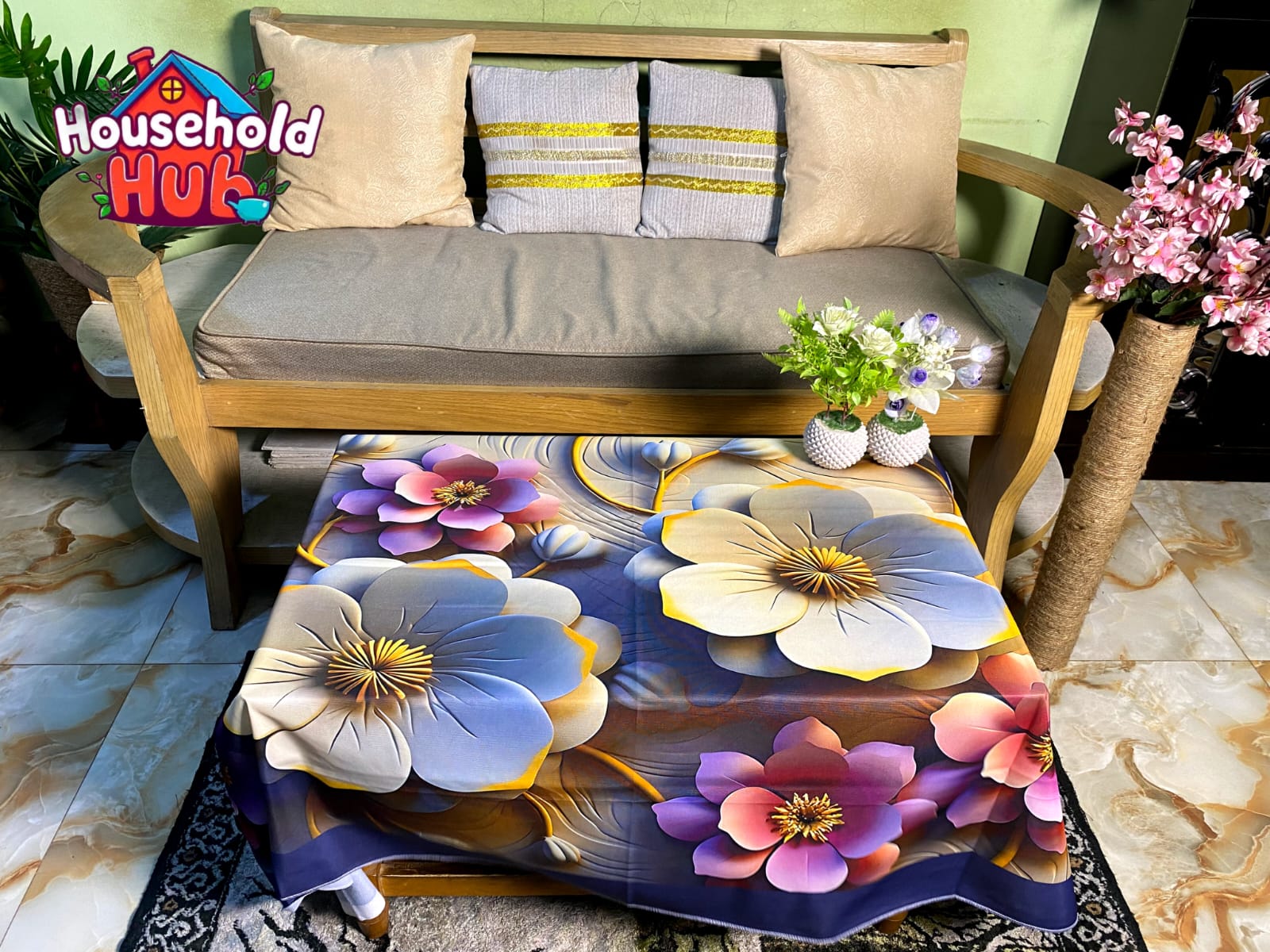 3D T Table Cover